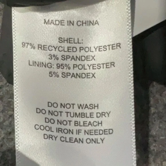 Quince Stretch Crepe Classic Timeless Belted Trench Coat Navy Small - Picture 9 of 10